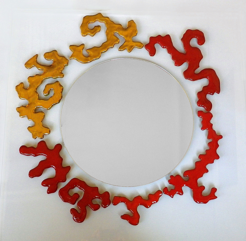 Art and crafts / Lampade e specchi / Sole specchio